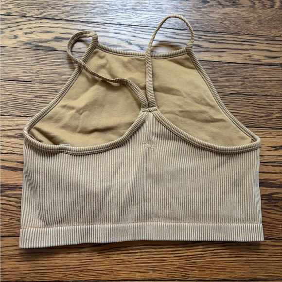JoyLab Tan Ribbed Shorts Set - Picture 5 of 5